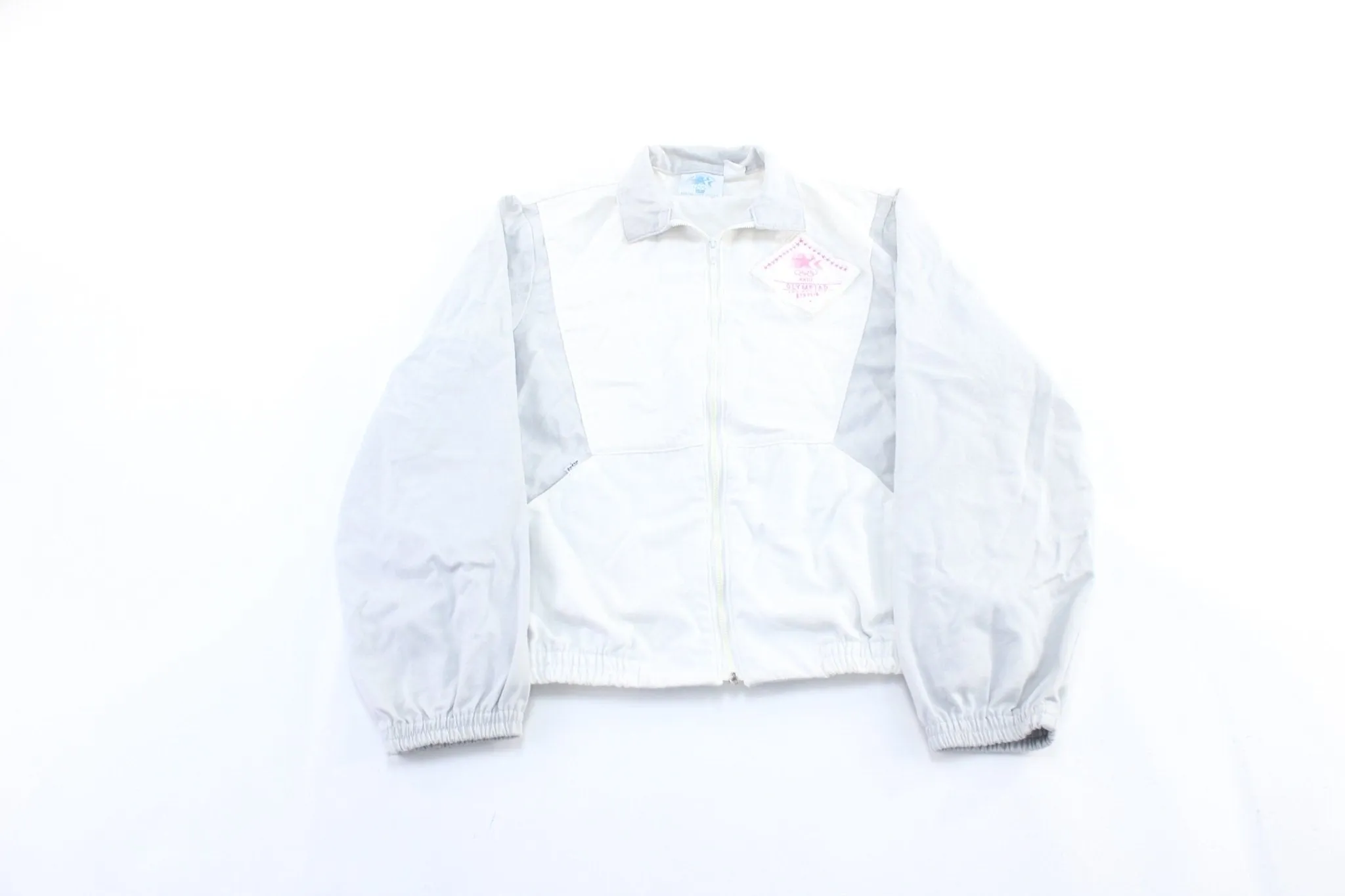 1984 Levi's Olympiad Los Angeles White Zip Up Jacket