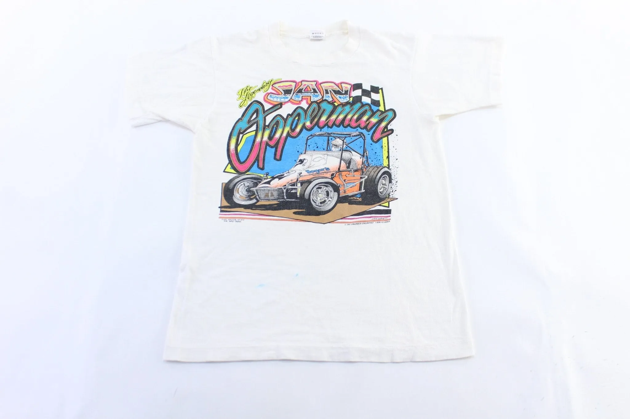 1992 The Legendary San Opperman Racing Graphic T-Shirt