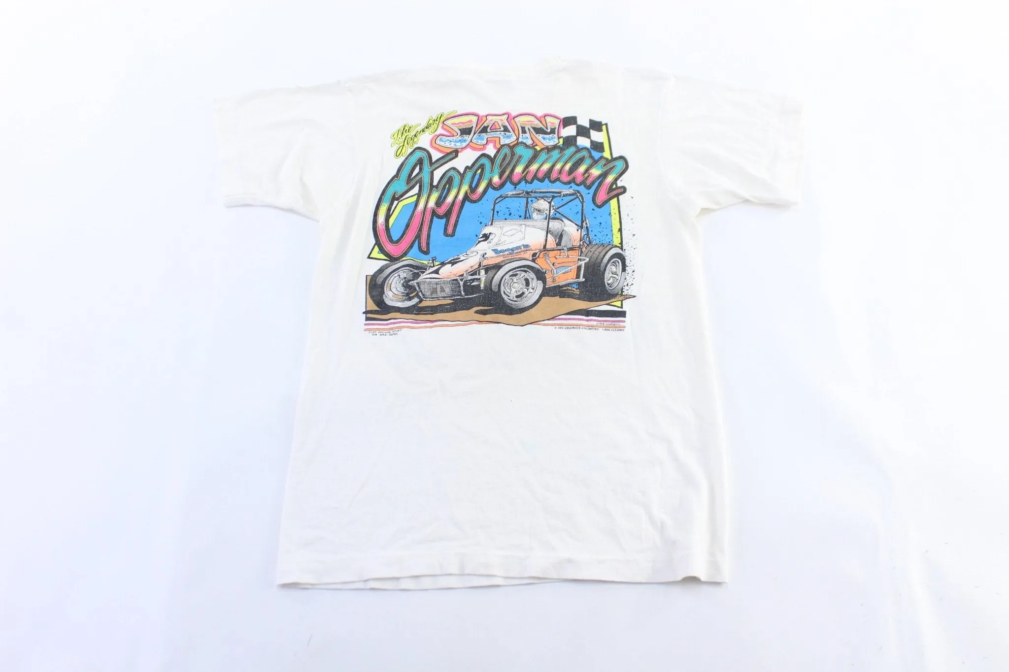 1992 The Legendary San Opperman Racing Graphic T-Shirt