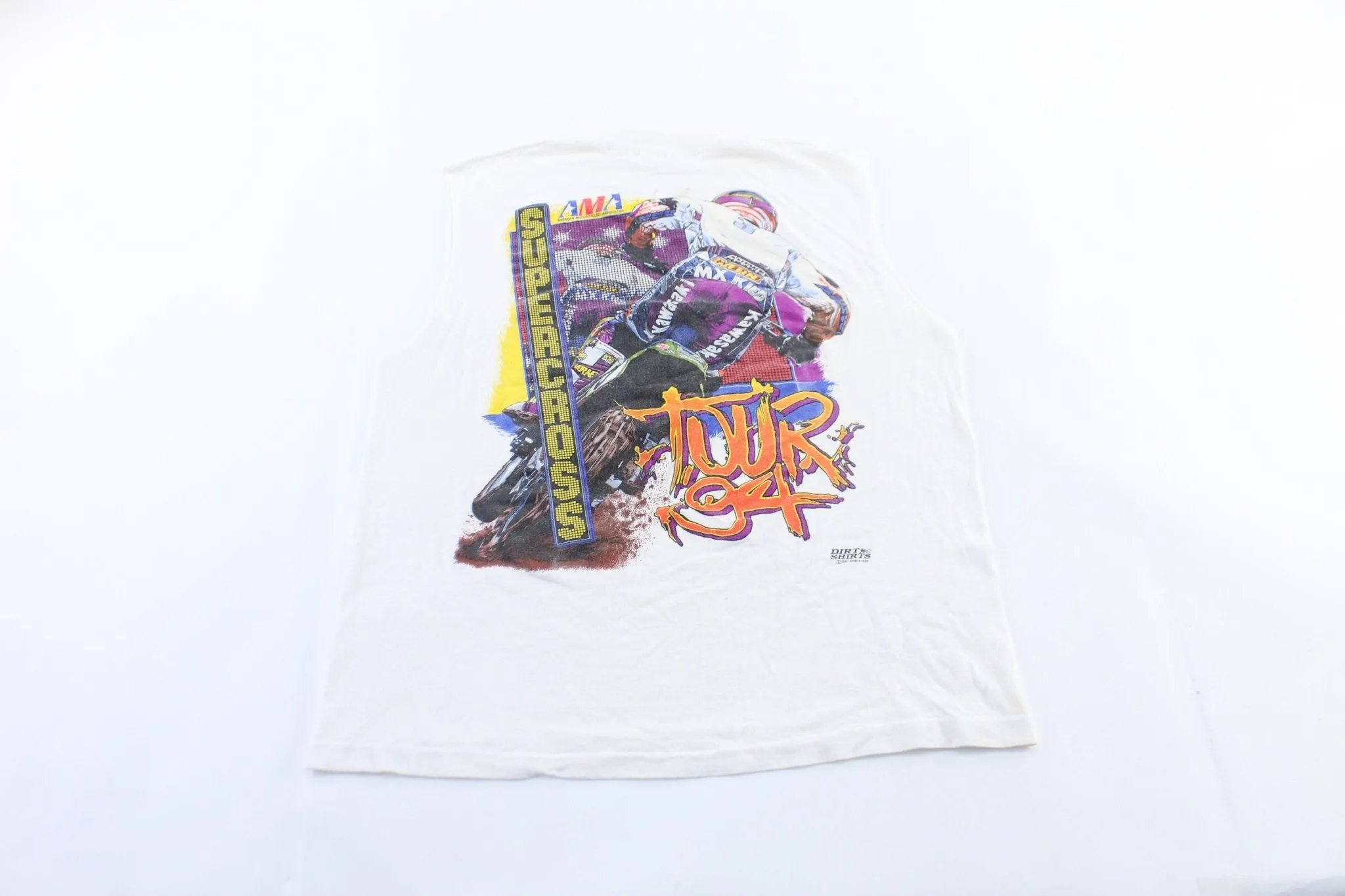 1994 Supercross Kawasaki Tour Graphic Tank Top