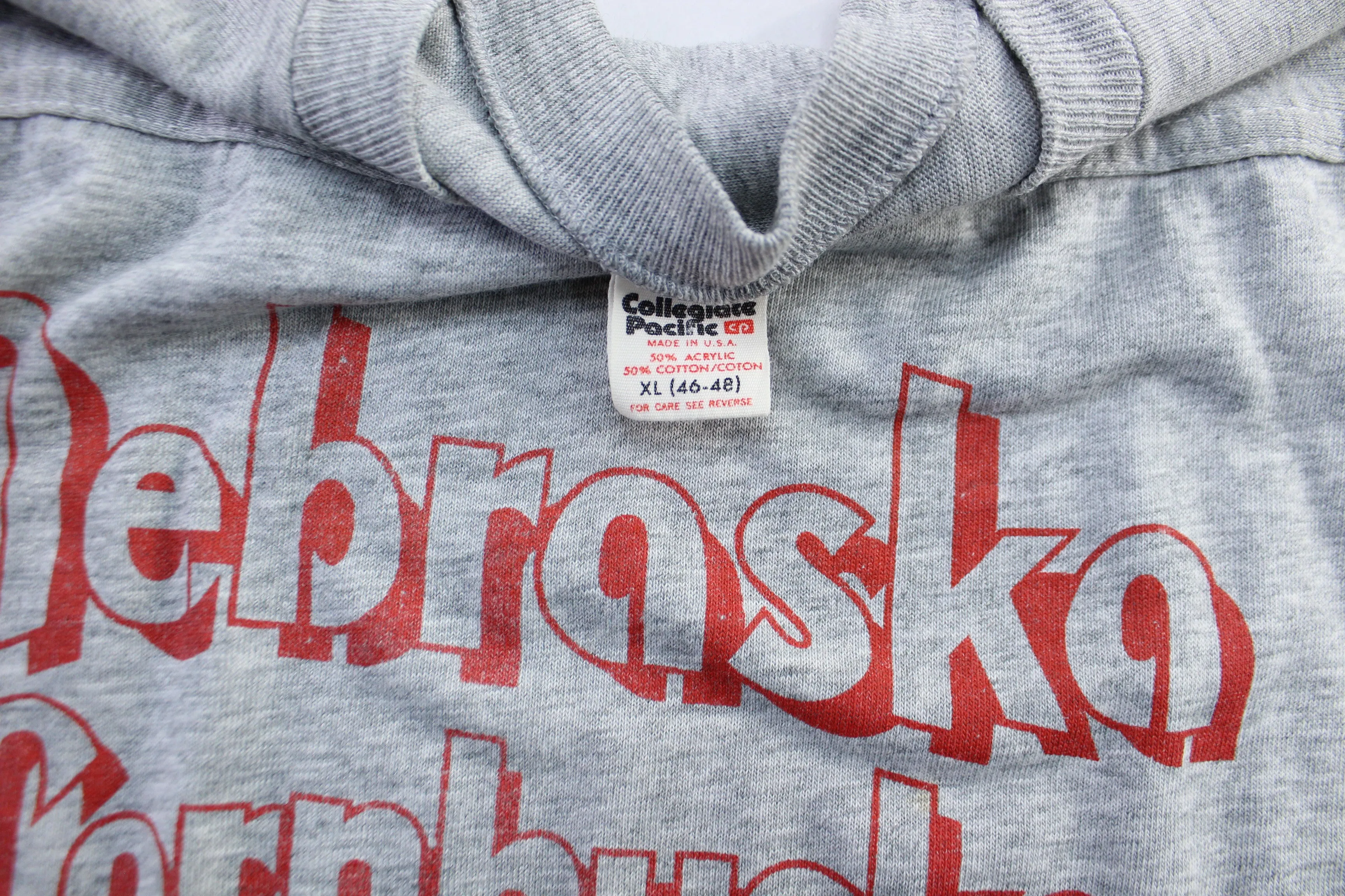 70's Nebraska Cornhuskers Grey T-Shirt