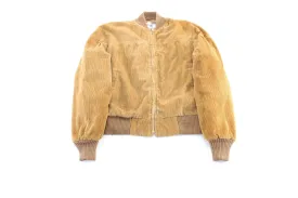 80's Lakeshire Tan Corduroy Zip Up Jacket