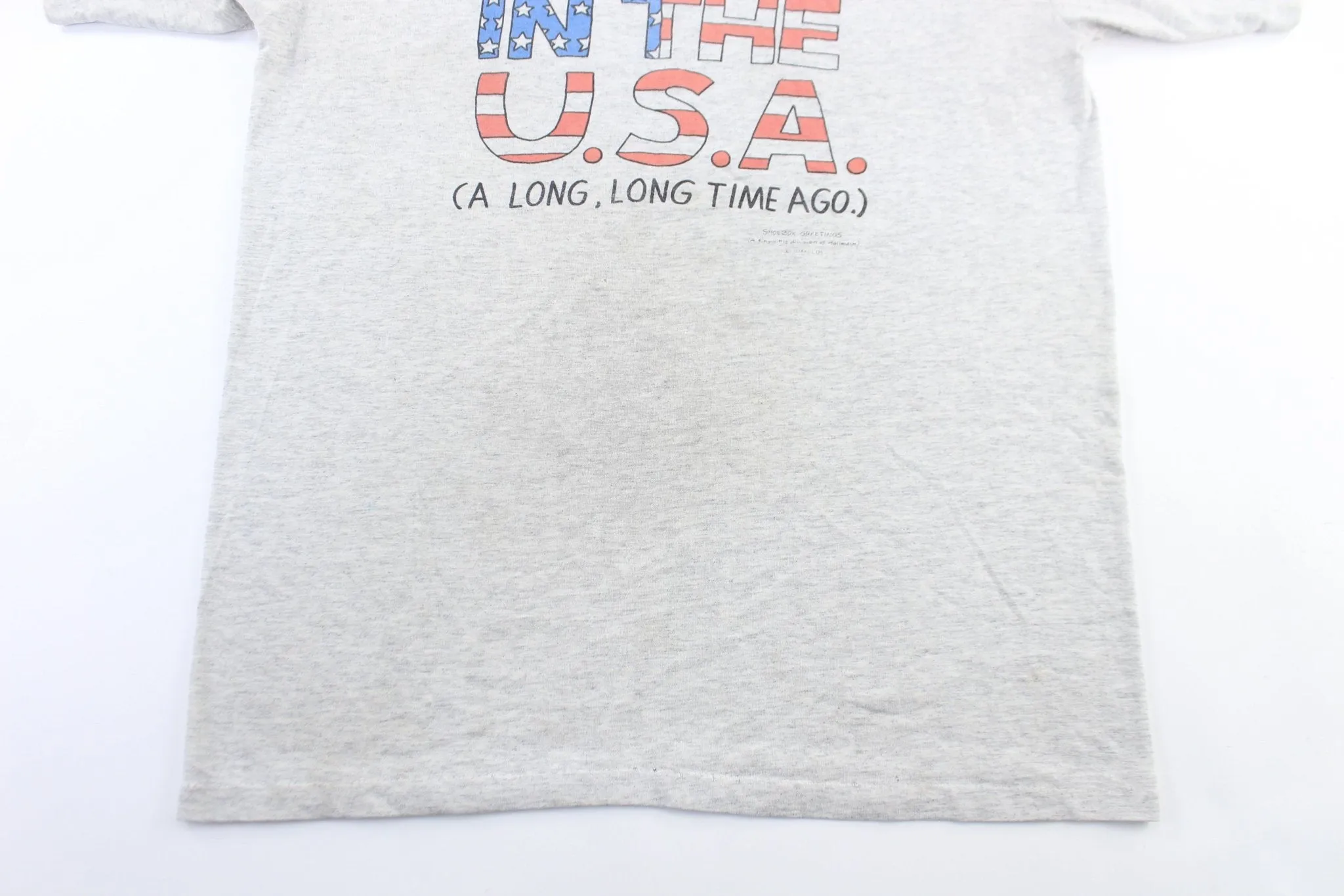 90's Born In The USA Shoebox Greetings T-Shirt