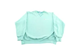 90's Champion Embroidered Logo Green Sweatshirt