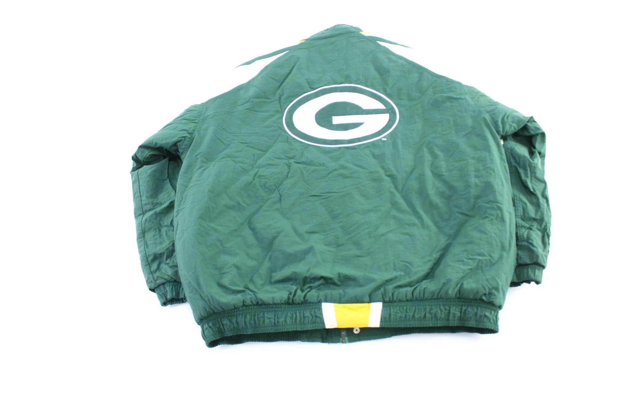 90's Green Bay Packers Embroidered Starter Zip Up Jacket