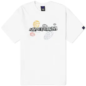 Aape Team World T-shirt, white