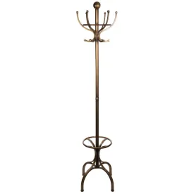 Antique Brass Coat Stand