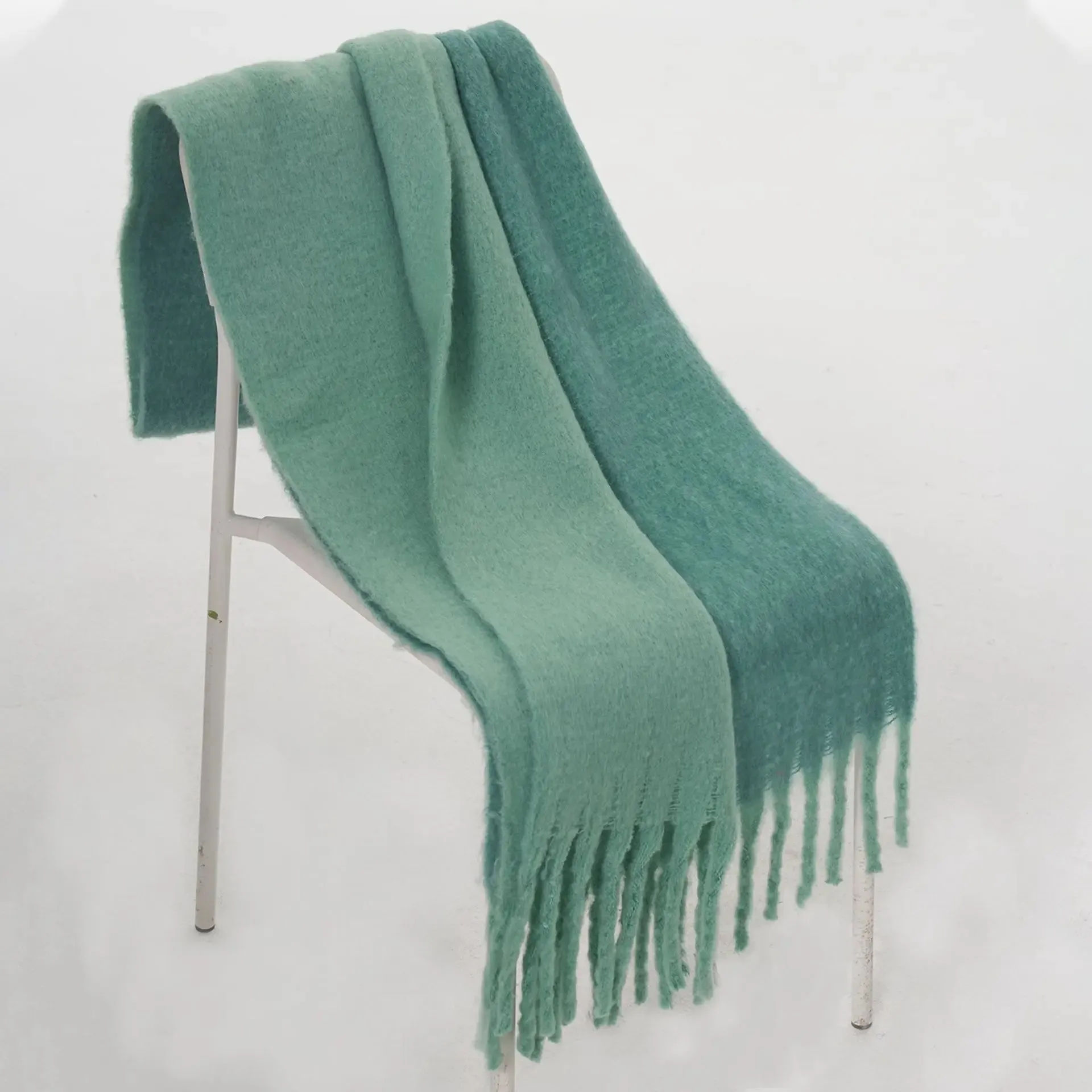 Autumn Winter Warm Cashmere Scarf - Two Color Stitching Long Muffler