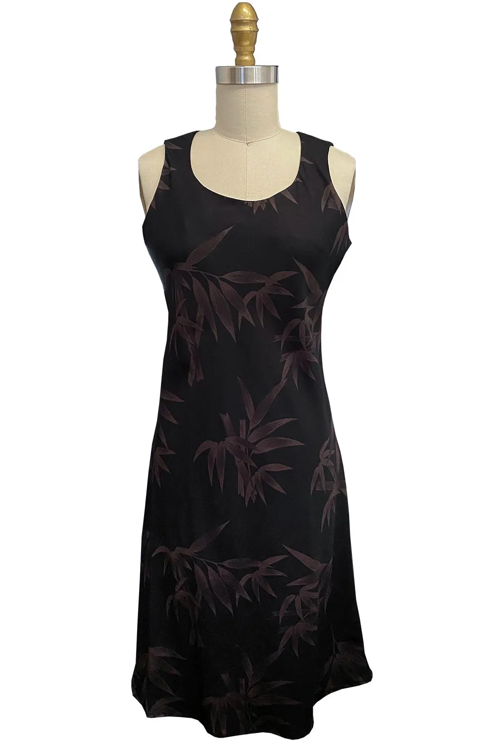 Bamboo Garden Black Tank Dress