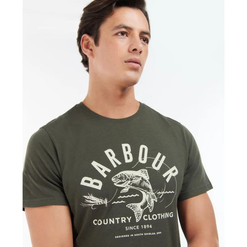 Barbour Country Clothing Mens Tee - Forest