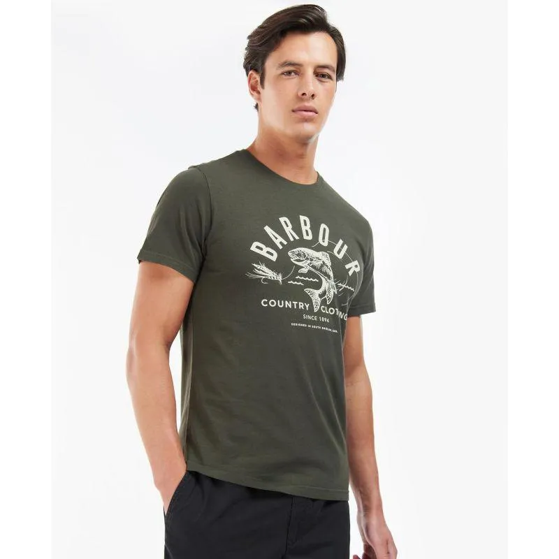 Barbour Country Clothing Mens Tee - Forest