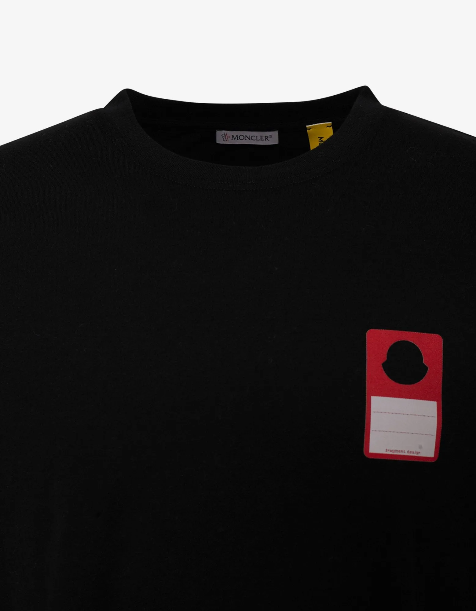 Black Logo Name Tag T-Shirt