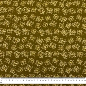 Botanical Homespun Fabric, Floral Bunch- Width 112cm