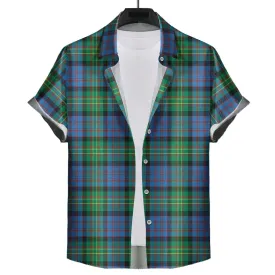 Bowie Ancient Tartan Short Sleeve Button Down Shirt