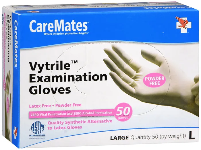 CareMates Vytrile Exam Gloves 50ct