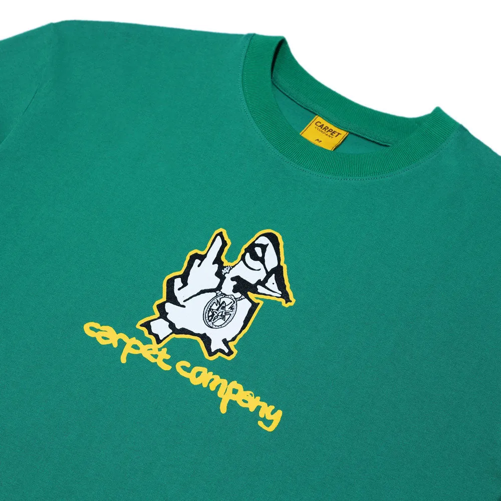 Carpet Company 'Duck You' T-Shirt (Green)