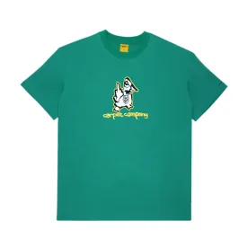 Carpet Company 'Duck You' T-Shirt (Green)