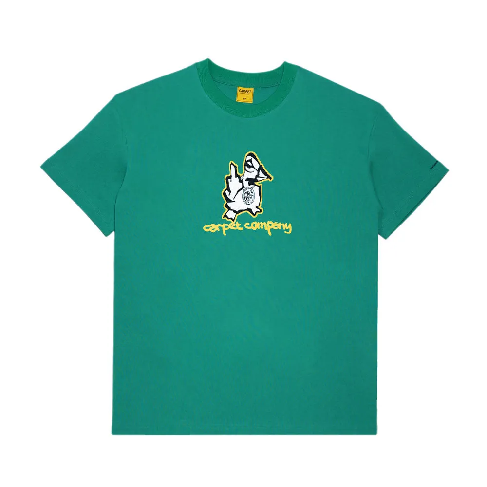 Carpet Company 'Duck You' T-Shirt (Green)