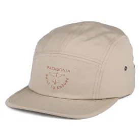 Casquette 5 Panel Forge Mark Crest Maclure en Coton Bio beige sable PATAGONIA