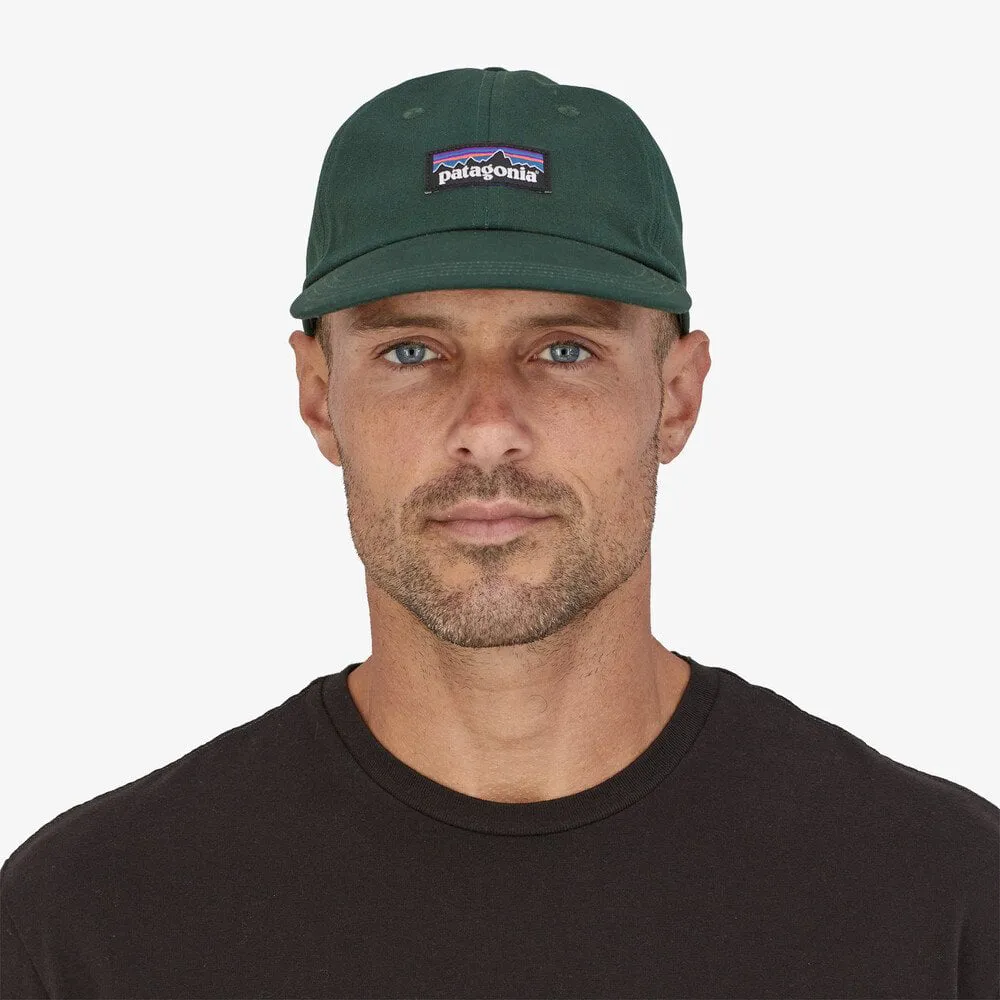 Casquette en Coton Bio P-6 Label Trad vert foncé PATAGONIA