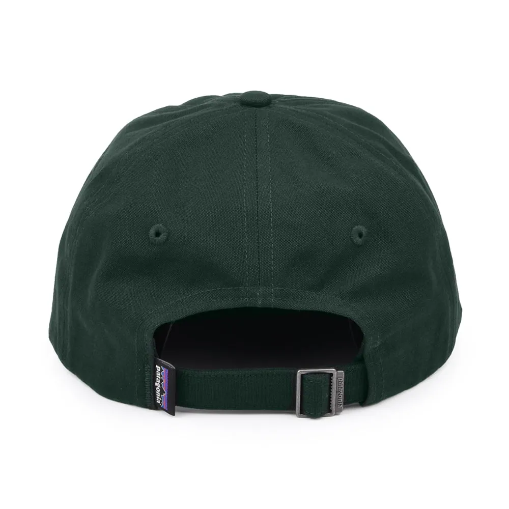 Casquette en Coton Bio P-6 Label Trad vert foncé PATAGONIA