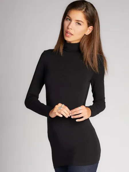 Cest Moi Bamboo Long Sleeve Turtleneck