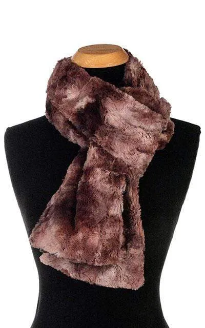 Classic Scarf - Luxury Faux Fur in Highland (Thistle - One Skinny Left!)