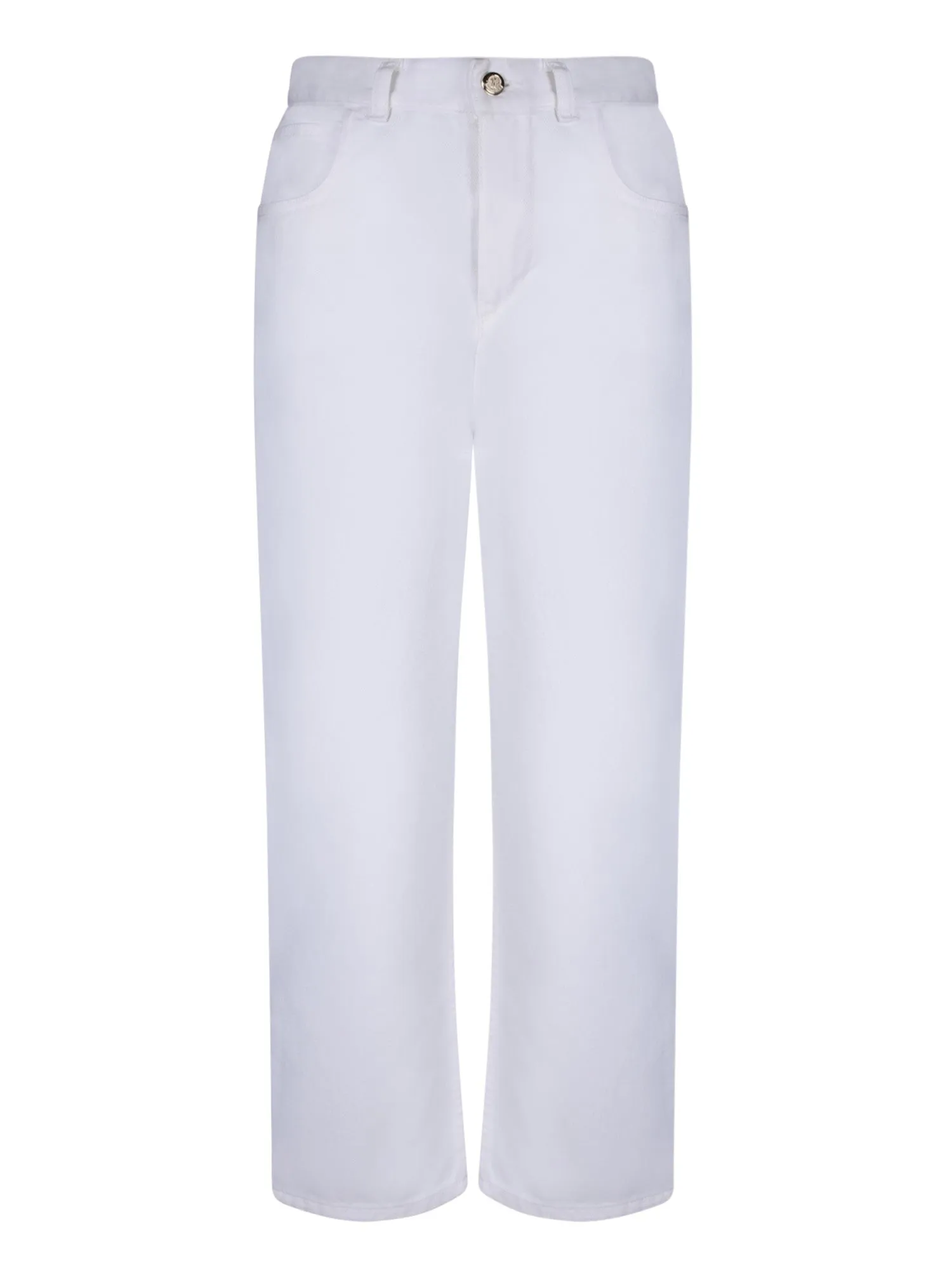 Cotton white trousers