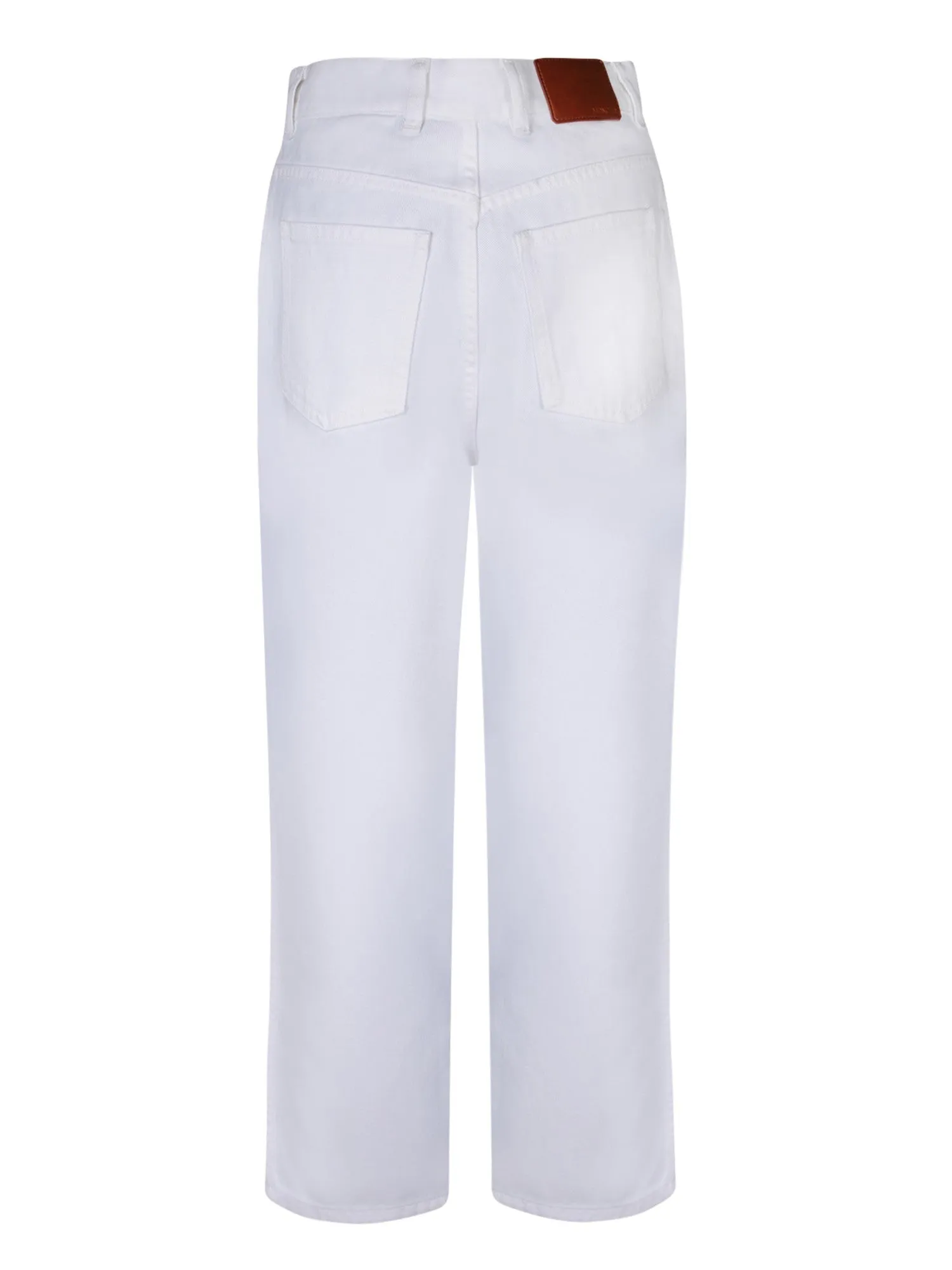 Cotton white trousers