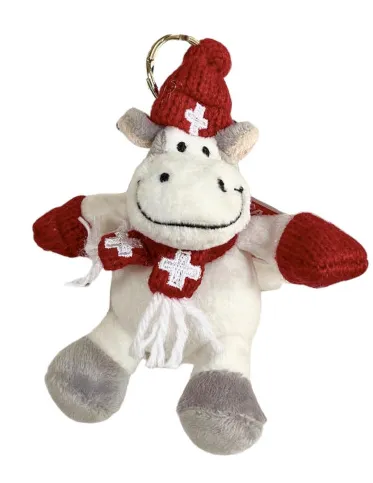 COW WITH SCART & HAT  8CM. - 79.72