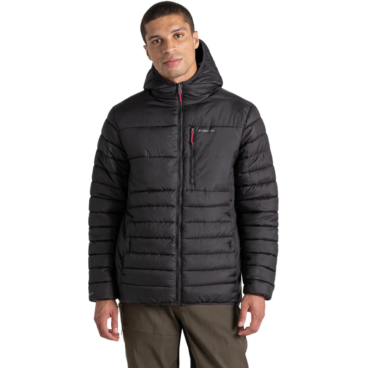 Craghoppers Compresslite VIII Hooded Jacket - Mens - Black