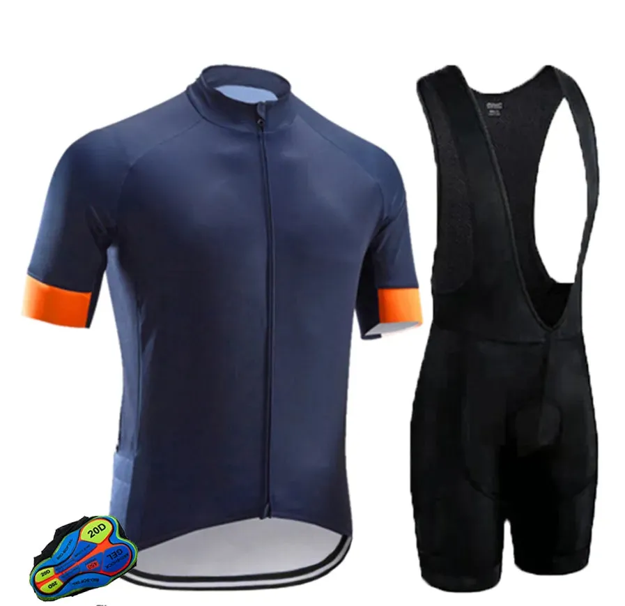 Custom Men's Mountain Bike Riding Clothes Breathable Bicycle Clothing Long-Sleeved Cycling Clothing Sets