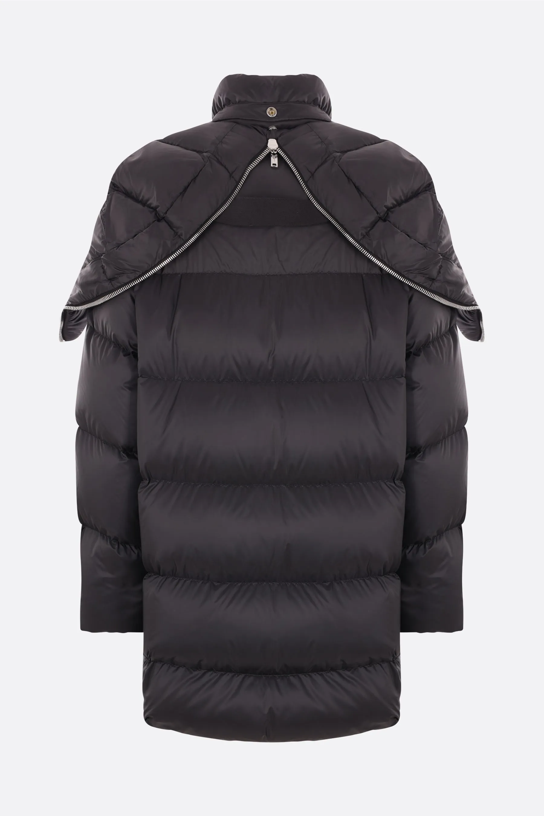 Cyclopic nylon oversize down jacket