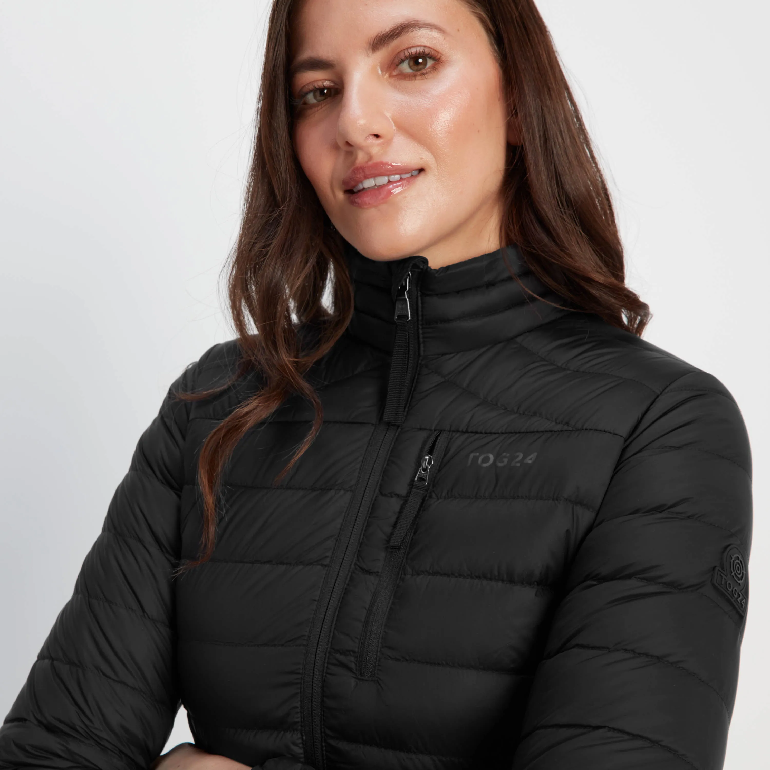 Drax Womens Funnel Down Jacket - Black