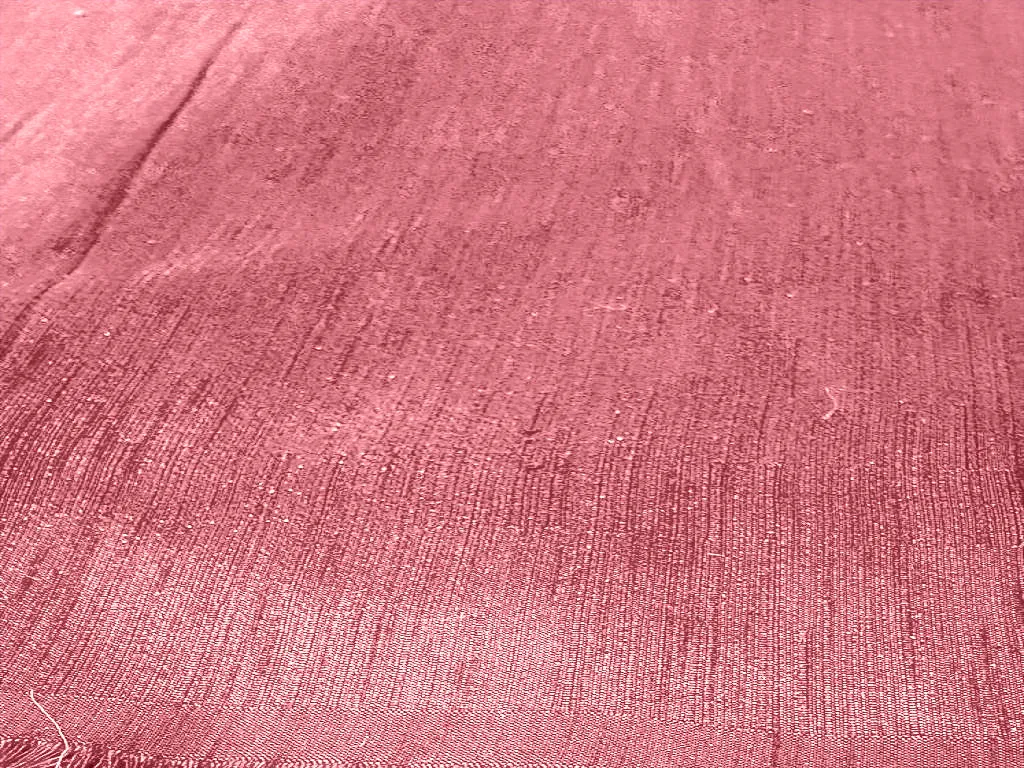 Dusty Pink Plain Bangalore Raw Silk Fabric