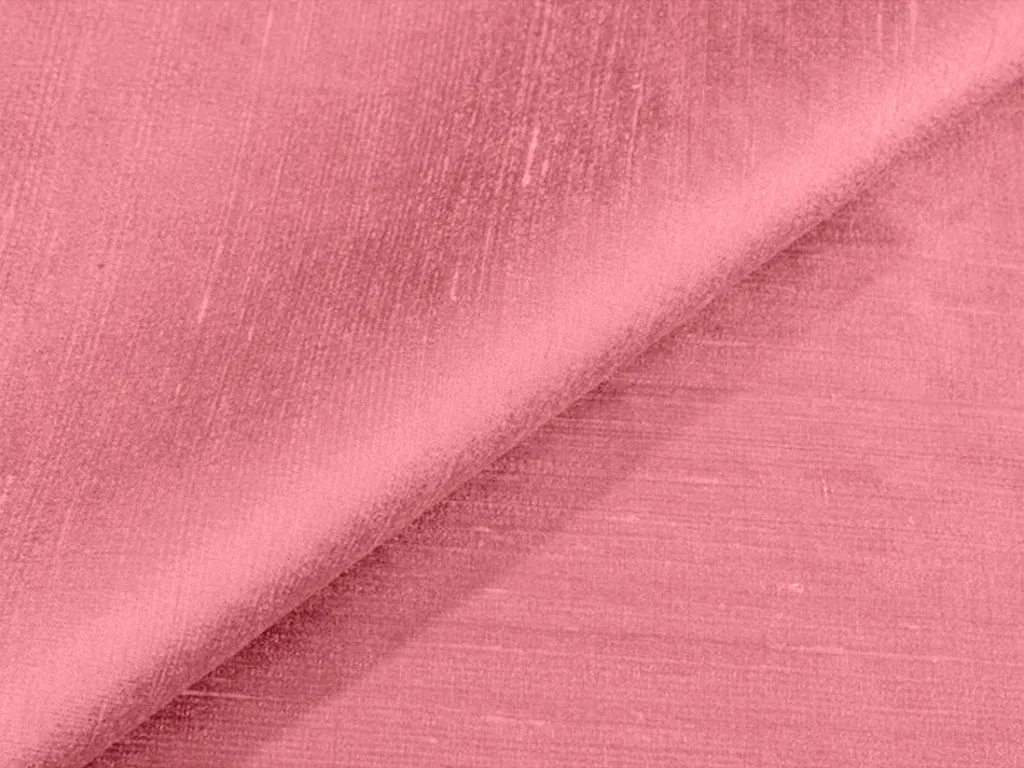 Dusty Pink Plain Bangalore Raw Silk Fabric