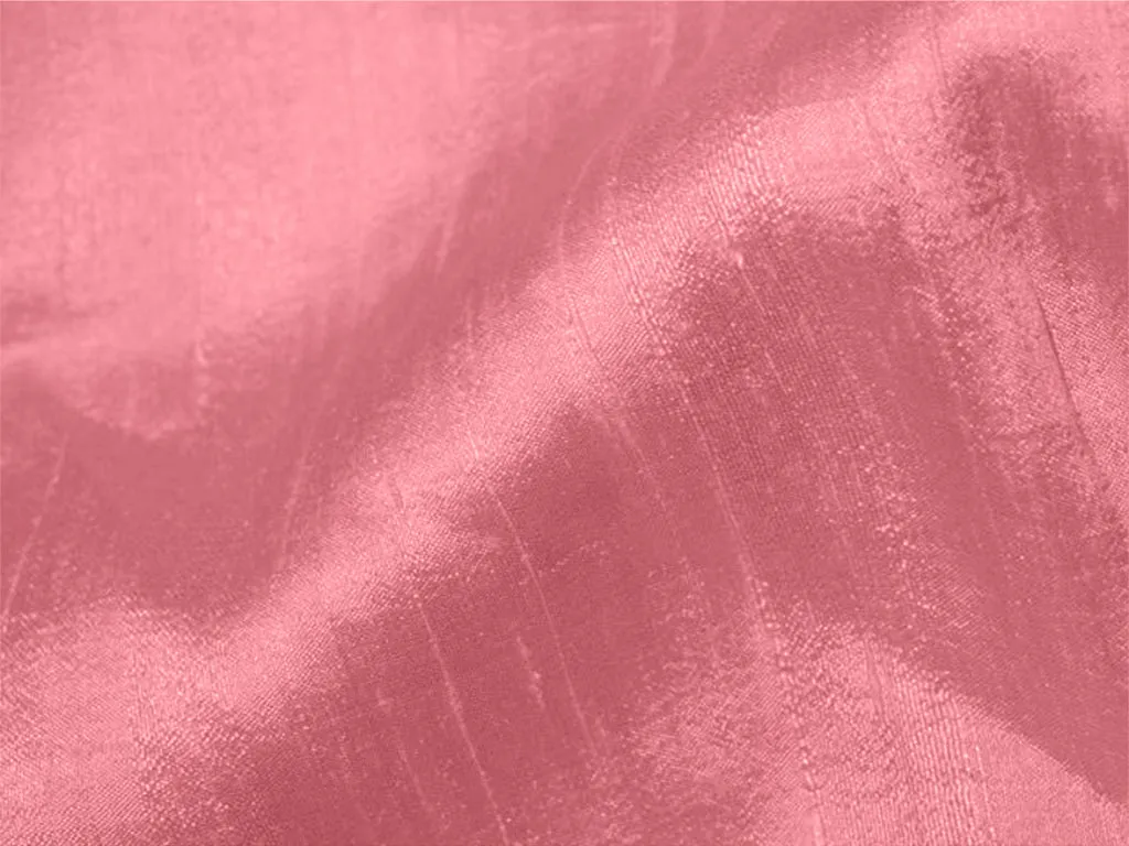 Dusty Pink Plain Bangalore Raw Silk Fabric