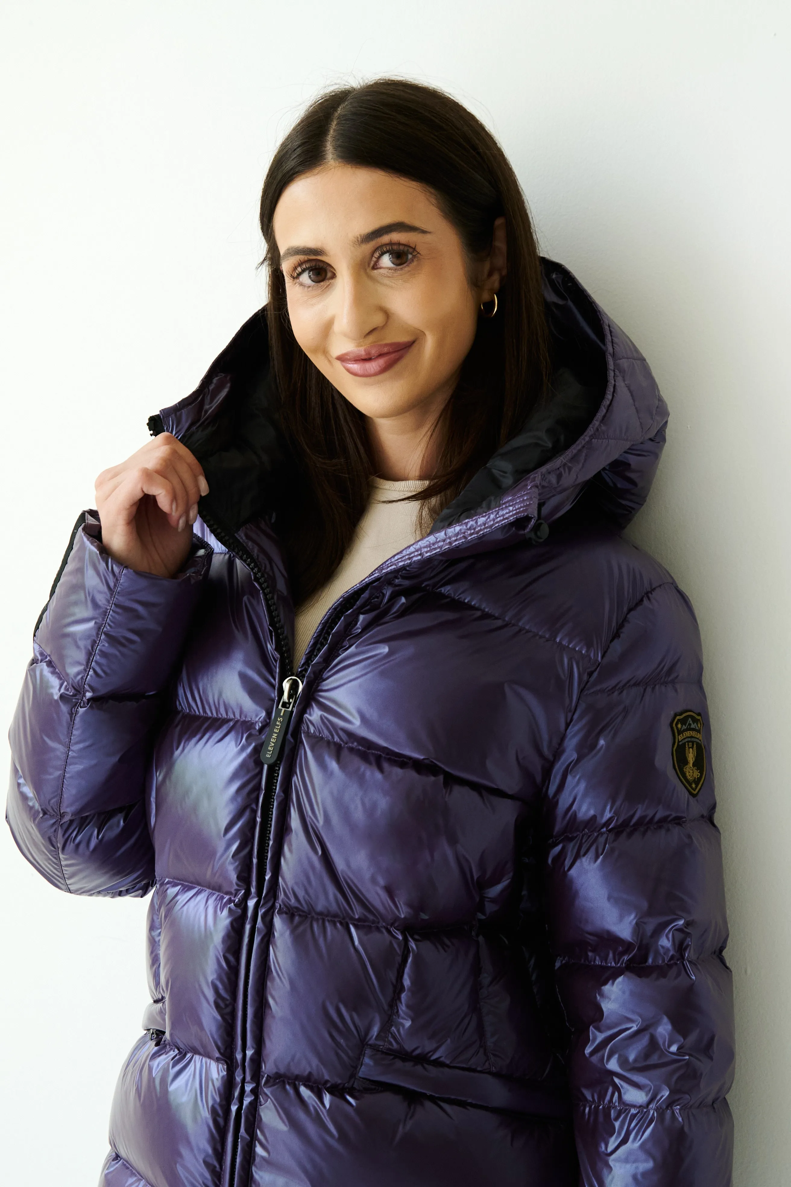 Eline Down Jacket | Aubergine