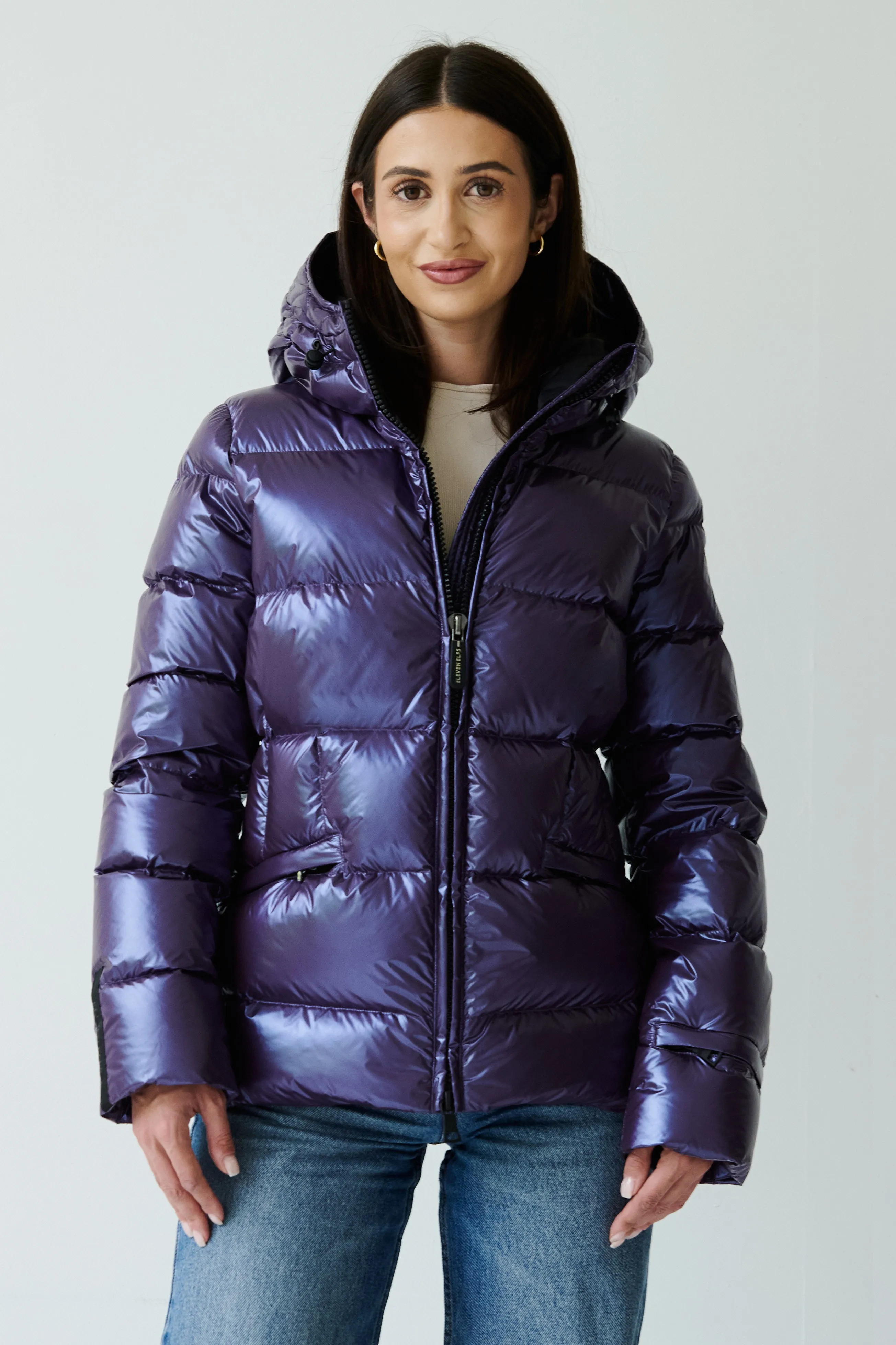 Eline Down Jacket | Aubergine