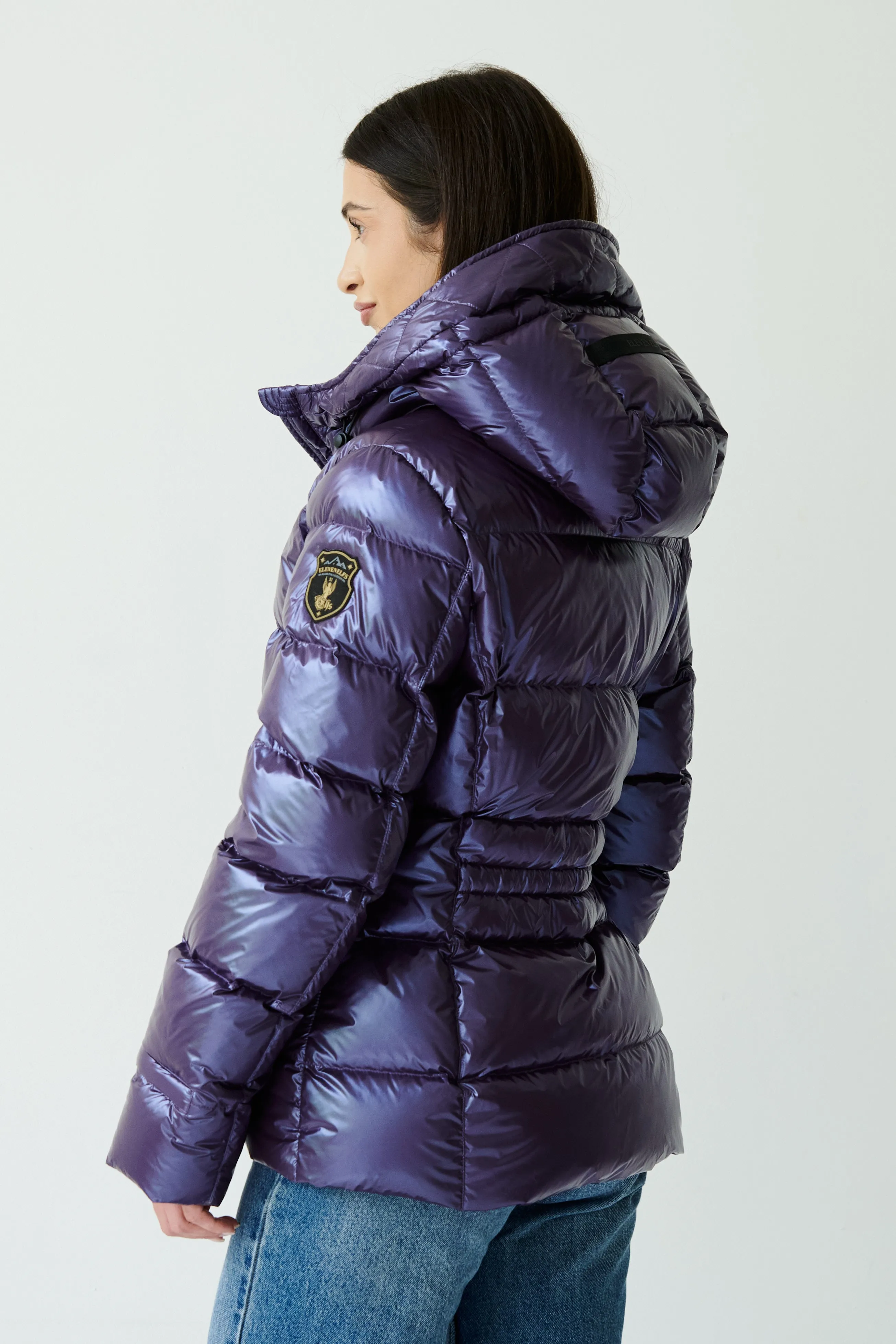 Eline Down Jacket | Aubergine