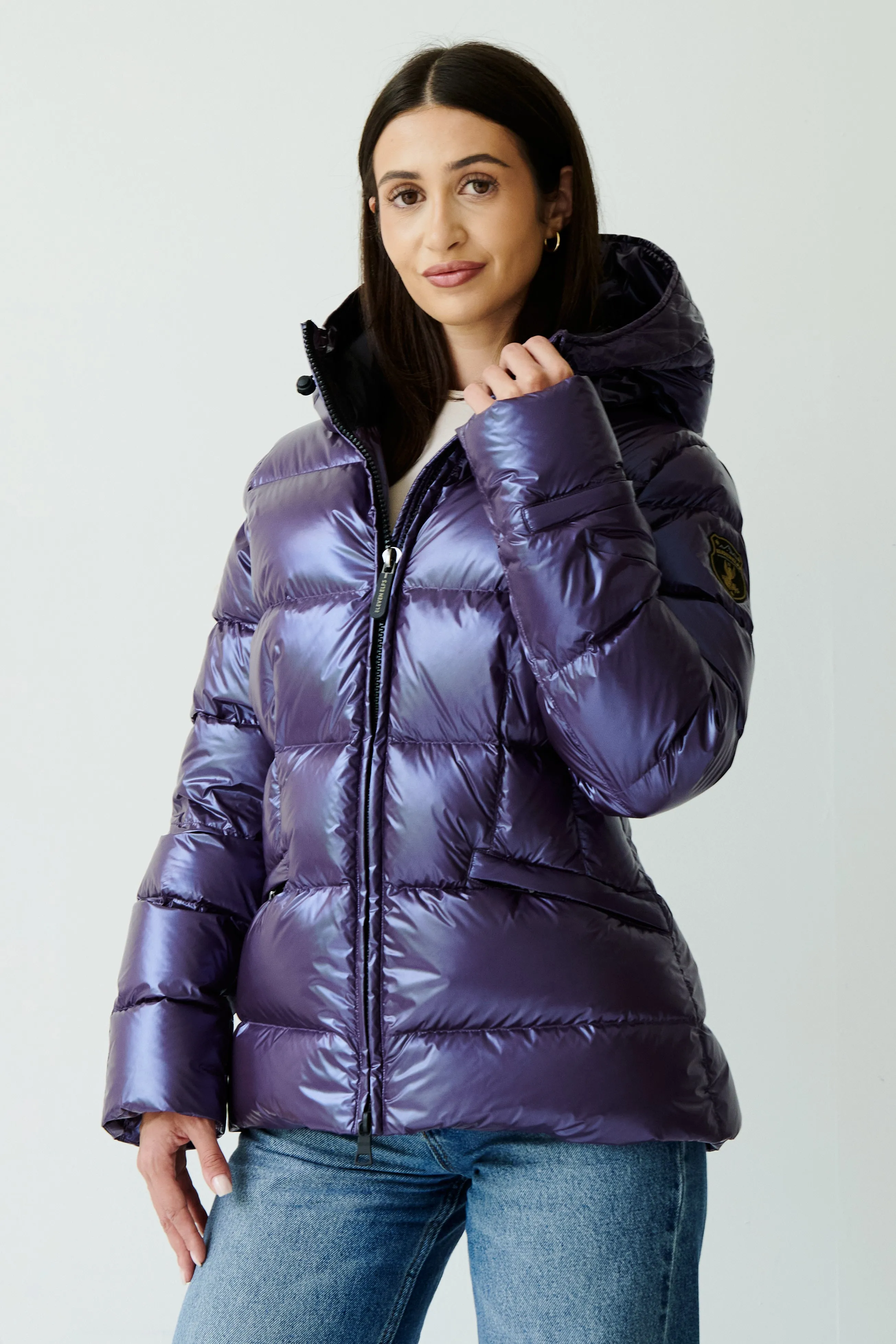 Eline Down Jacket | Aubergine