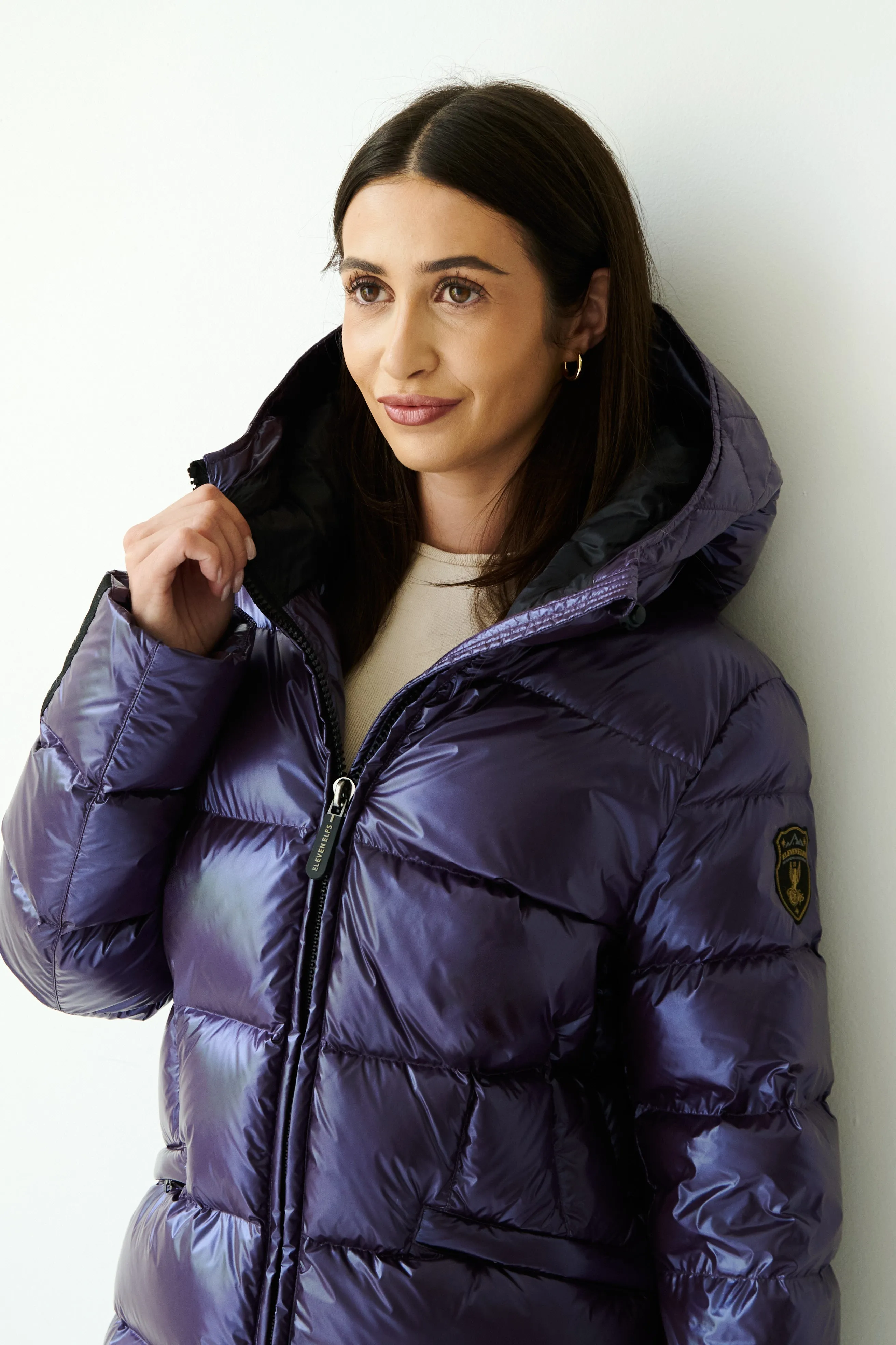 Eline Down Jacket | Aubergine