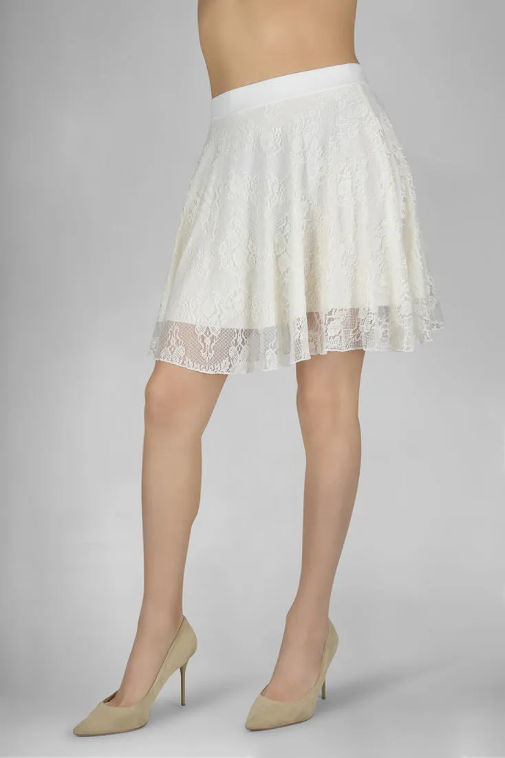 En Femme Lace Swing Skirt