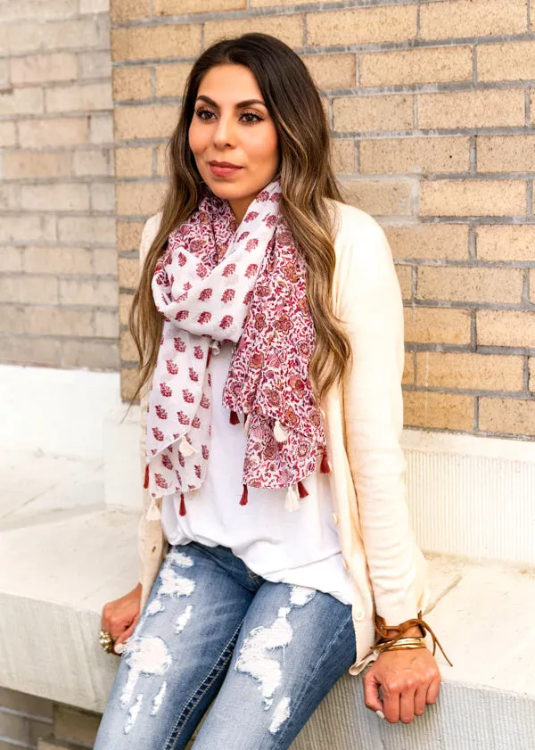 Fall Tassel Scarves