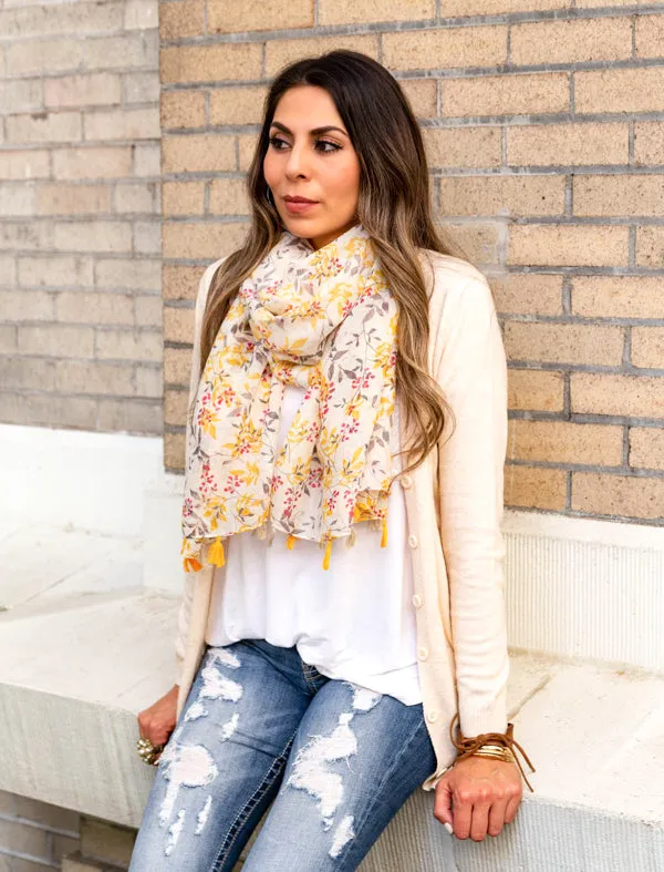 Fall Tassel Scarves