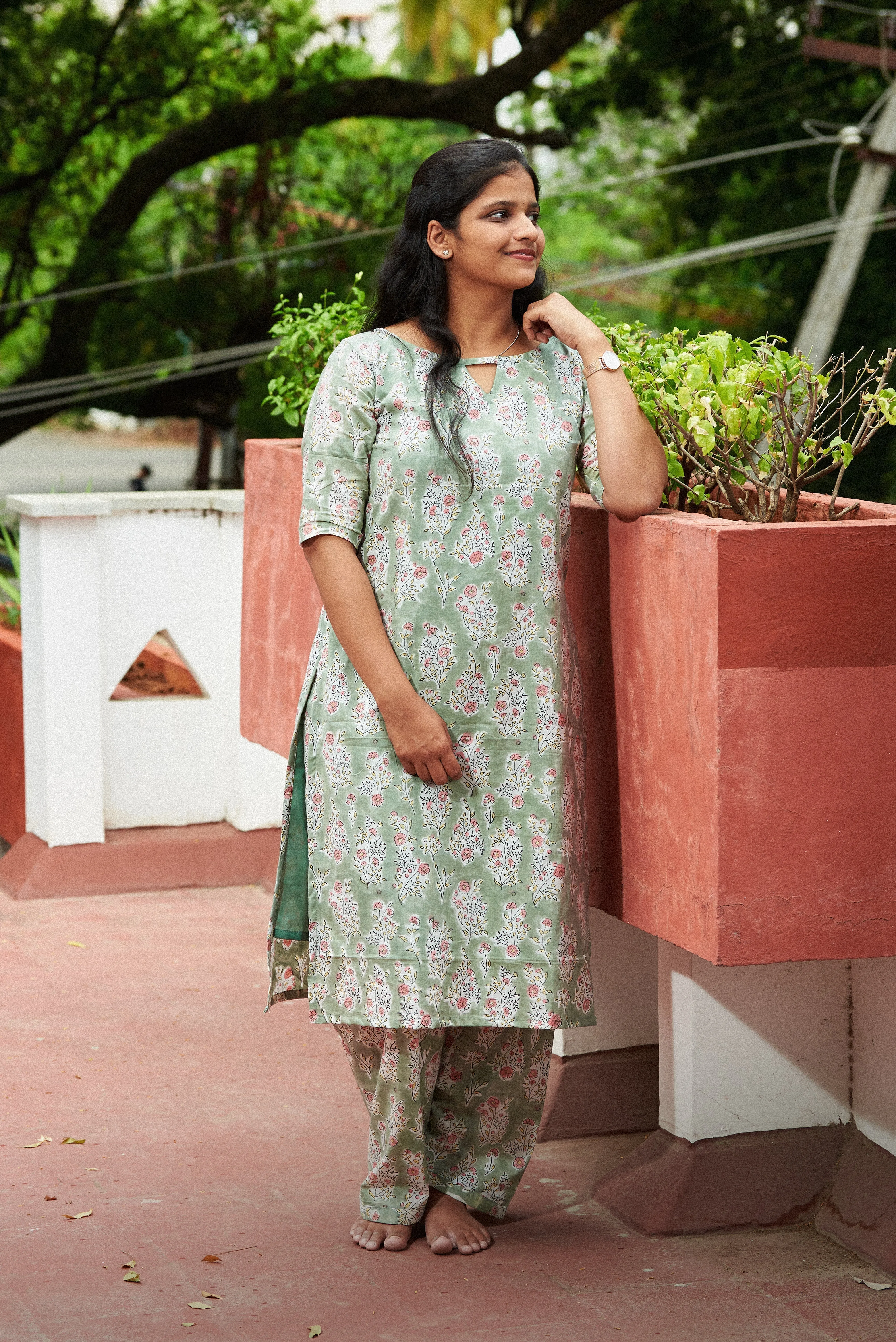 Fishy One Kurti   pant Co-ord