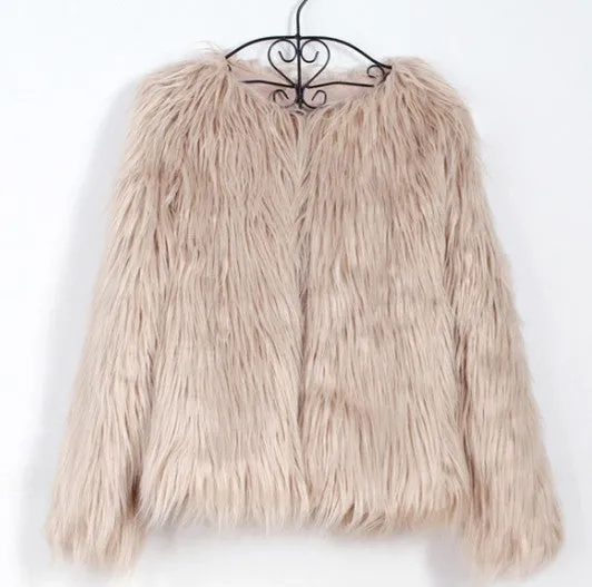 Fluffy Faux Fur Coat