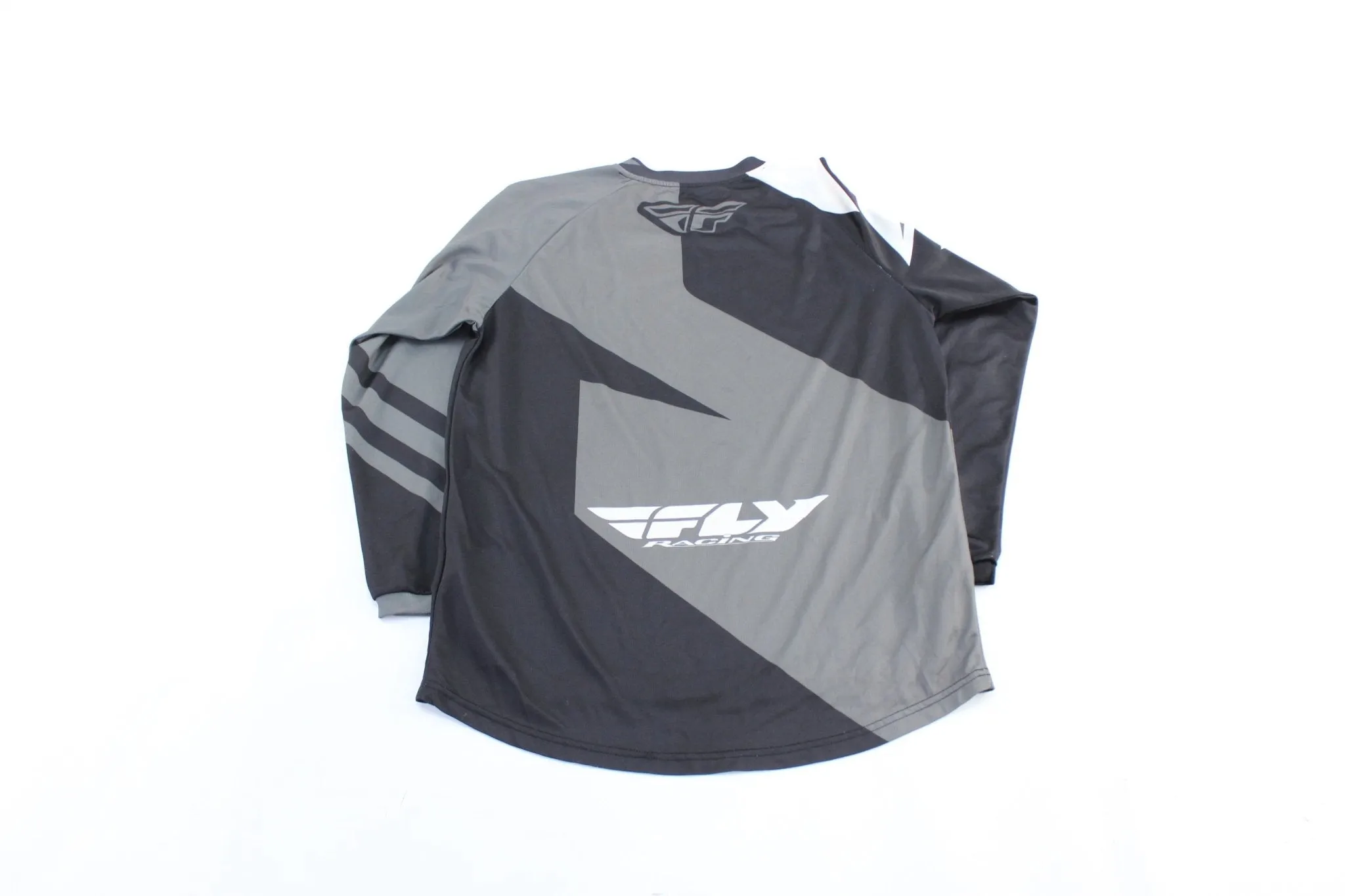 Fly Racing Logo Grey, Black, & White Jersey