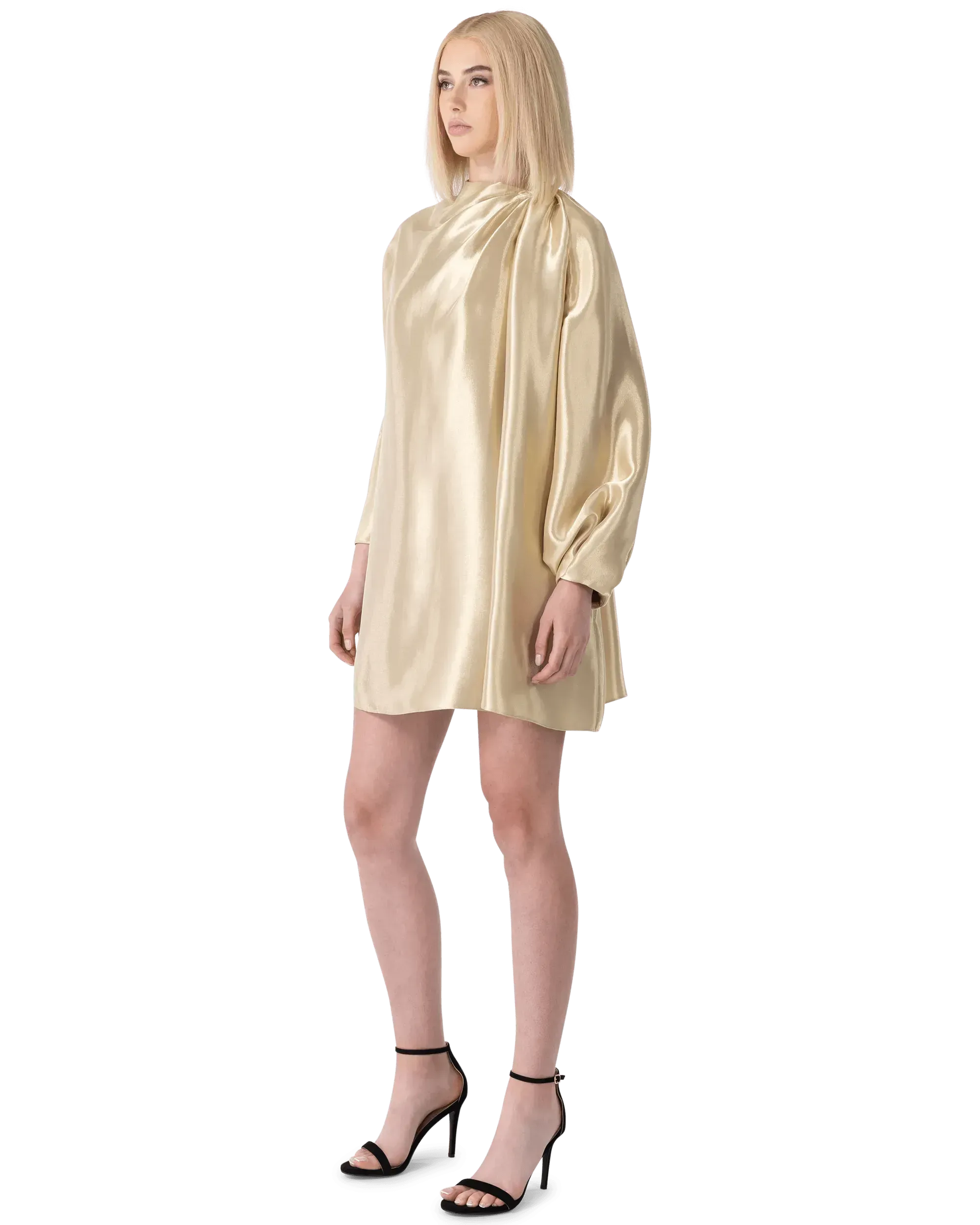 Golden Cady Dress