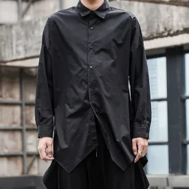 Irregular Mid-length Shirt